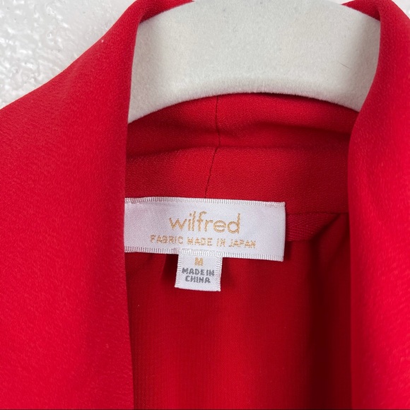 Aritzia Wilfred Red Sabine Wrap Dress - Picture 3 of 5